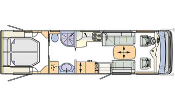 Innenraum-Check Concorde Liner Plus 940 M, Grundriss