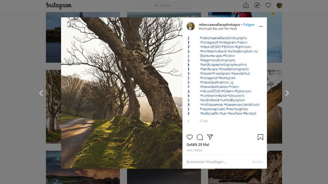 Instagram Causeway Coastal Road