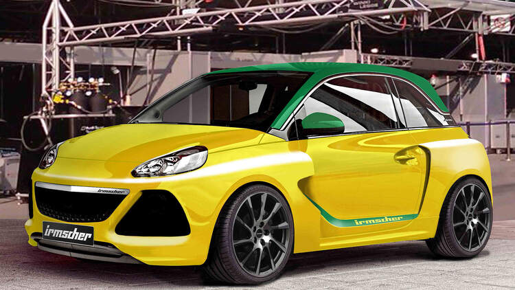 Irmscher Opel Adam Mit Dicken Backen Und 170 Ps Auto Motor Und Sport