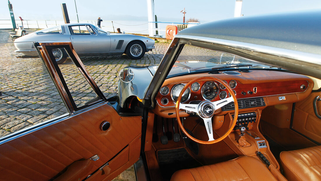 Iso Rivolta, Iso Grifo, Cockpit, Seitenansicht