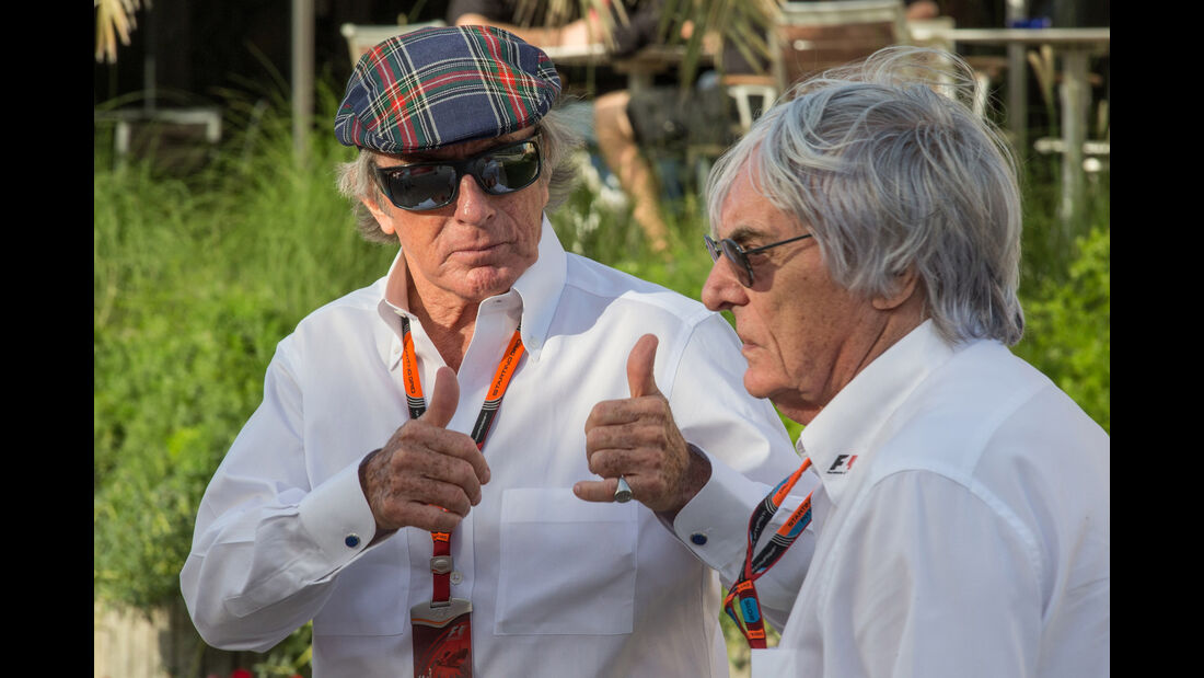 Jackie Stewart & Bernie Ecclestone - Danis Bilderkiste - Formel 1 - GP Bahrain 2015