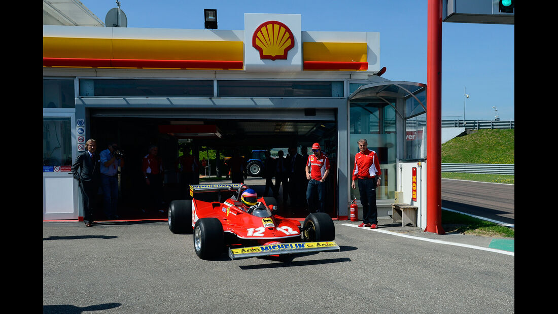 Jacques Villeneuve Ferrari 312 T4 Fiorano 2012