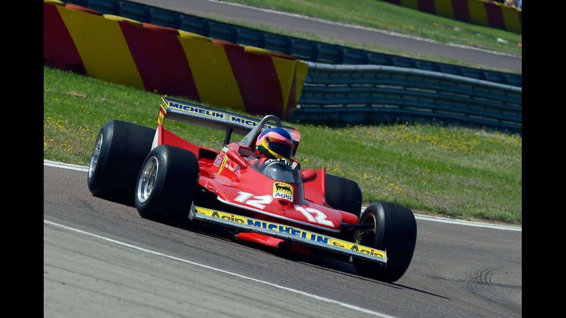 Jacques Villeneuve Ferrari 312 T4 Fiorano 2012