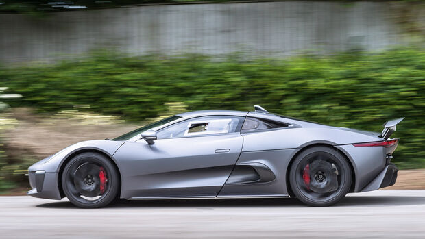 Jaguar C-X75, Seitenansicht