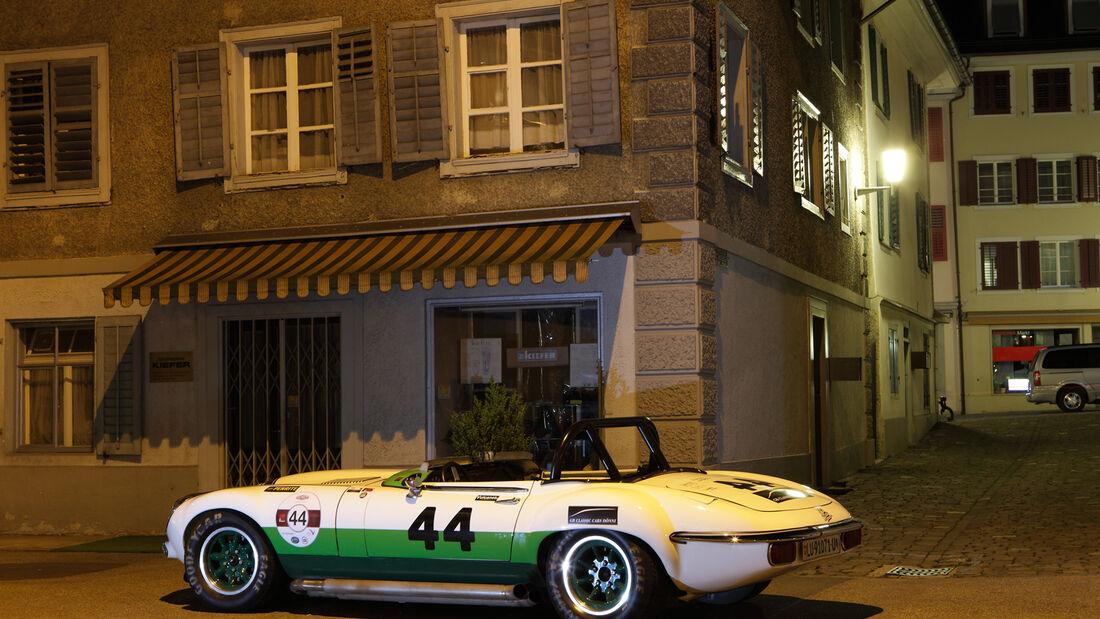 Jaguar E-Type Group 44, Seitenansicht