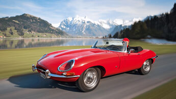 Jaguar E-Type, Seitenansicht