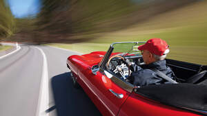 Jaguar E-Type Serie 1, Fahrt, Franz-Peter Hudek, 