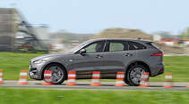 Jaguar F-Pace 30d AWD, Bremstest, Seitenaufbau