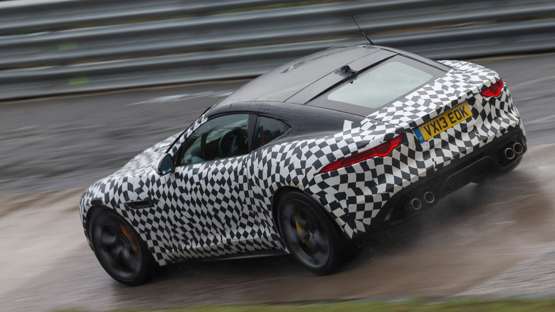 Jaguar F-Type Coupé, Seitenansicht