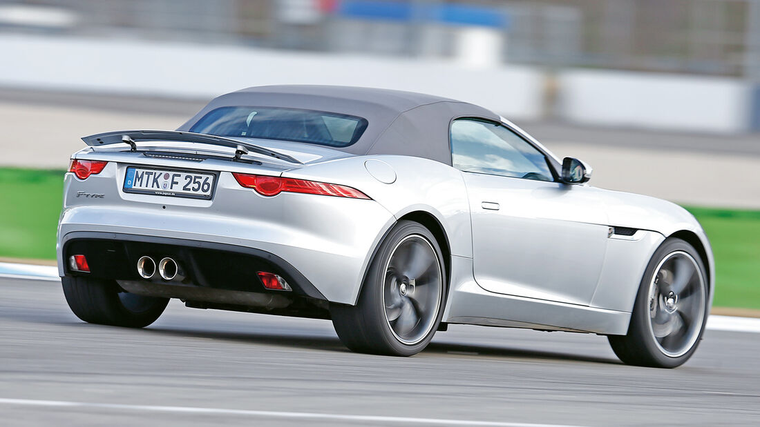 Jaguar F-Type, Heckansicht