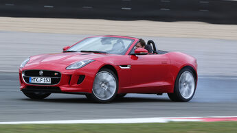 Jaguar F-Type, Seitenansicht, Driften