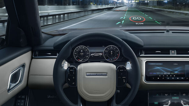 Jaguar Land Rover 3D Display Navigation HUD