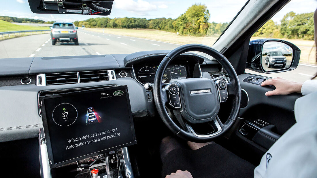 Jaguar Land Rover UK Autodrive autonomes Fahren