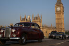 Jaguar Limousine Westminster London Coronation Route Queen Elizabeth II.