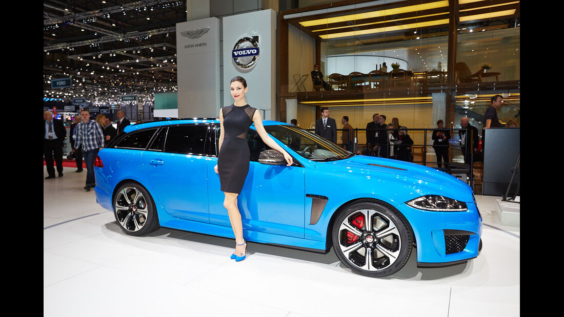 Jaguar XFR-S Sportbrake, Genfer Autosalon, Messe, 2014, Genfer Autosalon, Messe, 2014