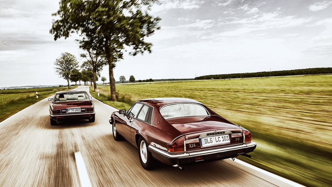 Jaguar XJ6, Jaguar XJ-S 3.6, Heckansicht