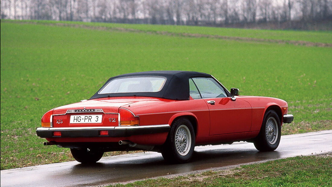 Jaguar XJS Cabrio, Heckansicht