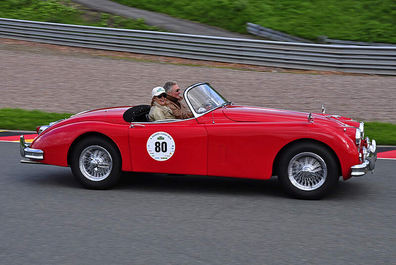 Jaguar XK 150 OTS bei der Sachsen Classic 2010