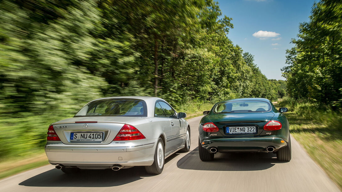 Jaguar-XK8-Mercedes-Benz-CL-500-Fahrbericht