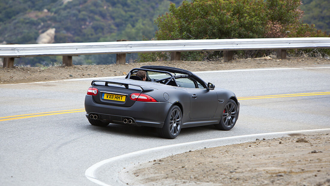 Jaguar XKR-S Cabrio, Heck