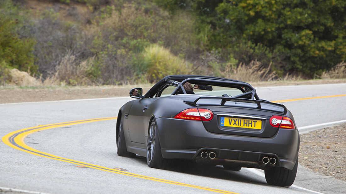 Jaguar XKR-S Cabrio, Heck