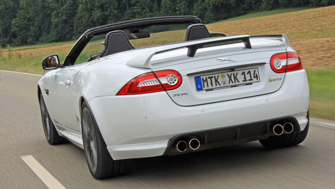 Jaguar XKR-S Cabrio, Heckansicht