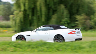 Jaguar XKR-S Cabrio, Seitenansicht