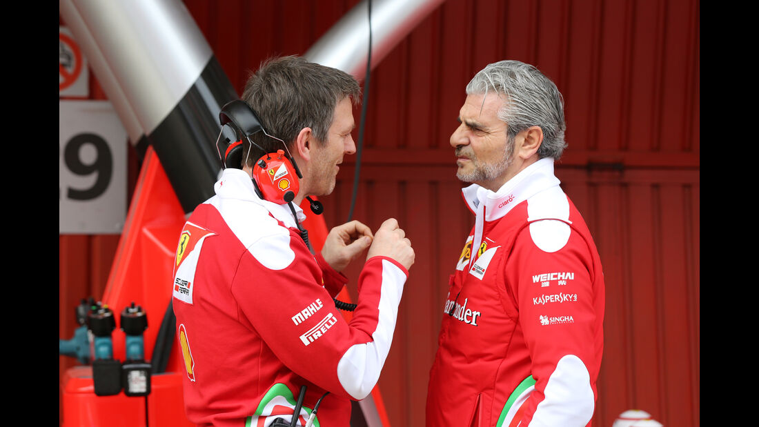 James Allison & Maurizio Arrivabene - Ferrari - Formel 1-Test - Barcelona - 24. Februar 2016