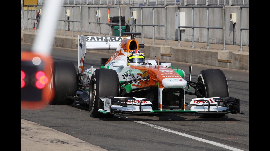 James Calado - Force India - Formel 1 - Young Driver Test - Silverstone - 18. Juli 2013