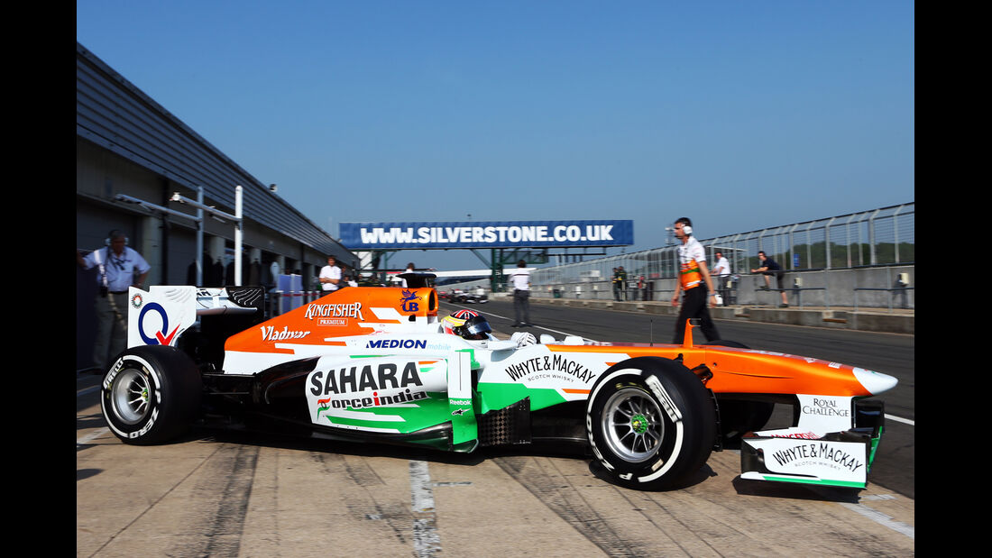 James Calado - Force India - Young Driver Test - Silverstone - 17. Juli 2013