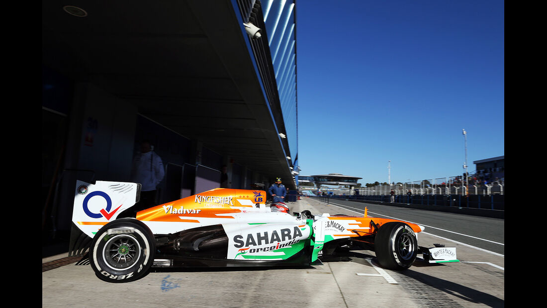 James Rossiter, Force India, Formel 1-Test, Jerez, 7.2.2013