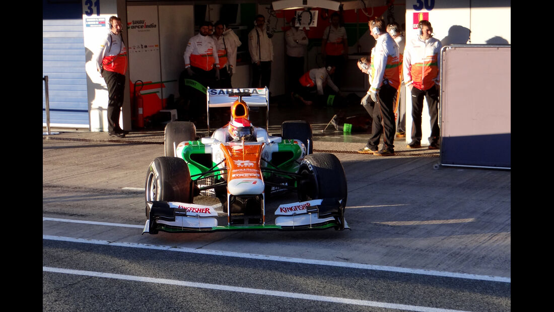 James Rossiter - Force India - Formel 1 - Test - Jerez - 7. Februar 2013
