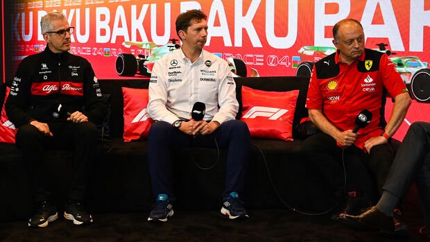 James Vowles - Frédéric Vasseur - Williams - Ferrari - Formel 1 - GP Aserbaidschan - Baku