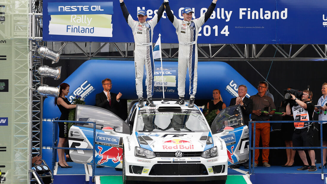 Jari-Matti Latvala - Rallye Finnland 2014 - WRC - Tag 4 - VW Polo R WRC