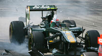 Jarno Trulli GP Italien Crashs 2011