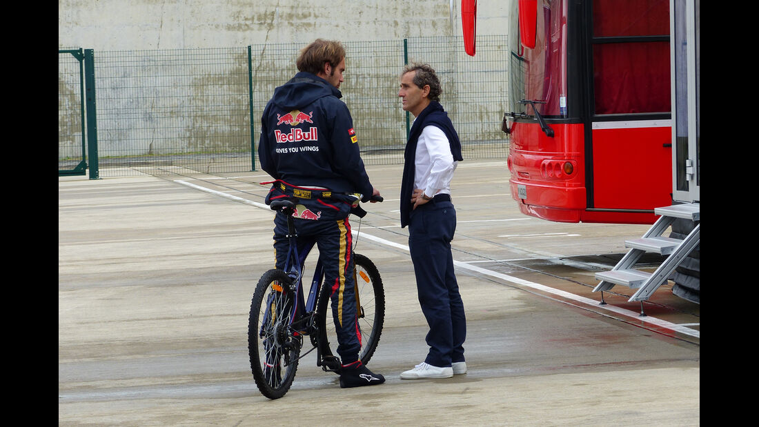 Jean-Eric Vergne & Alain Prost - Formel 1 - GP England - Silverstone - 5. Juli 2014