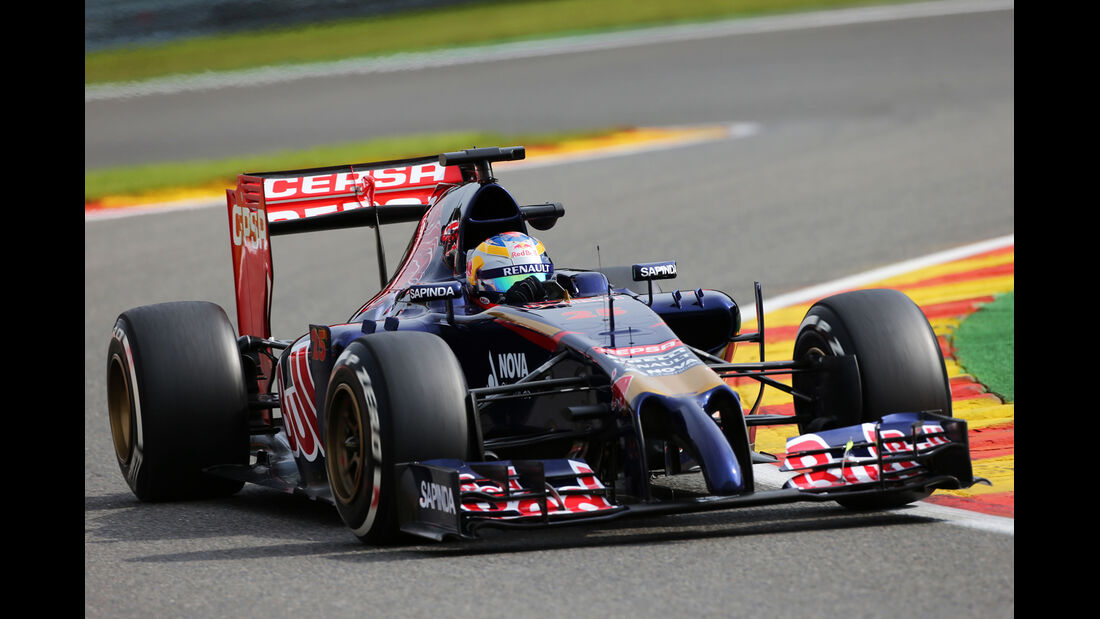 Jean-Eric Vergne - Toro Rosso - Formel 1 - GP Belgien - Spa-Francorchamps - 22. August 2014