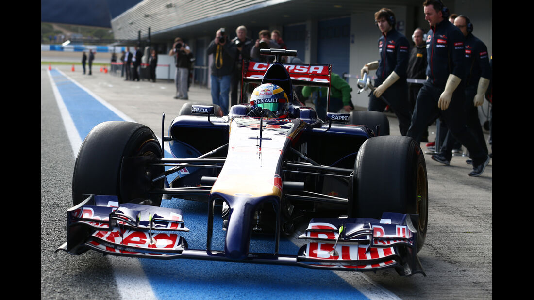 Jean-Eric Vergne - Toro Rosso - Formel 1 - Jerez-Test - 28. Januar 2014