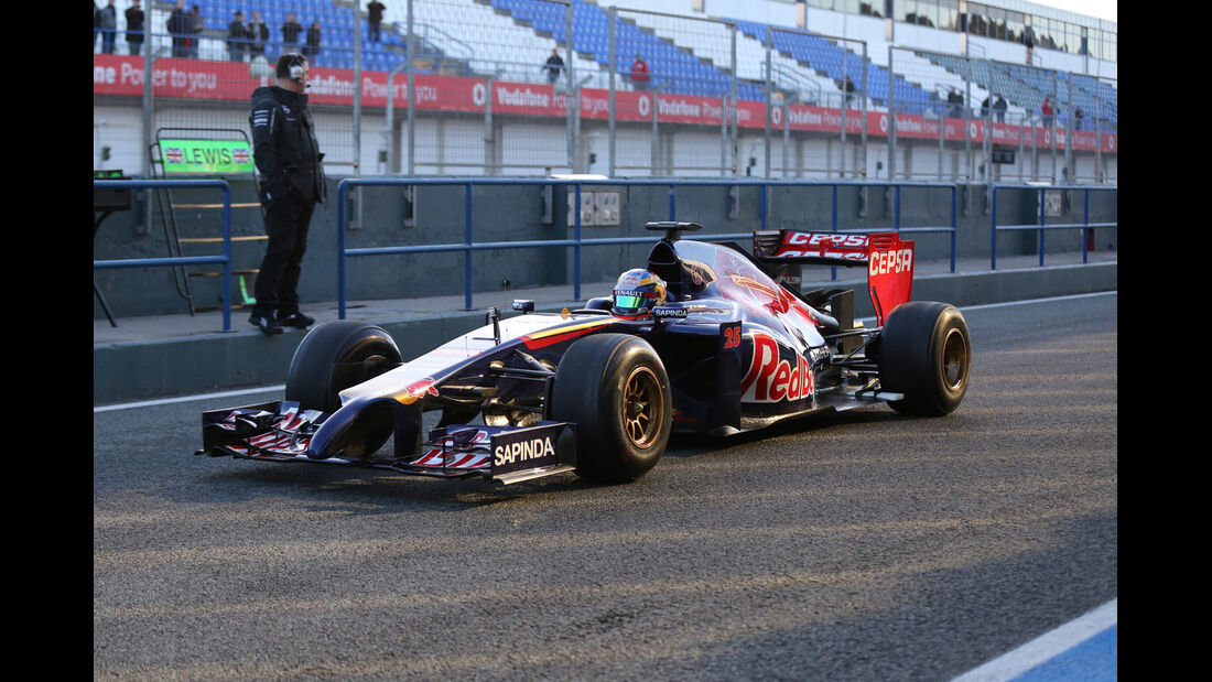 Jean-Eric Vergne - Toro Rosso - Formel 1 - Jerez - Test - 30. Januar 2014