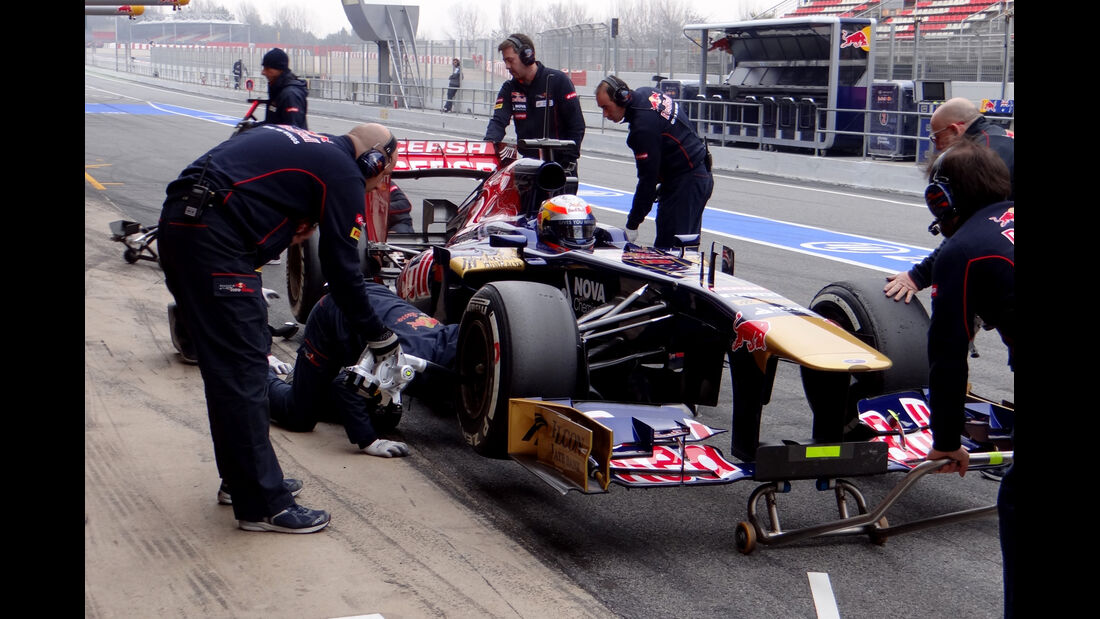 Jean-Eric Vergne - Toro Rosso - Formel 1 - Test - Barcelona - 21. Februar 2013