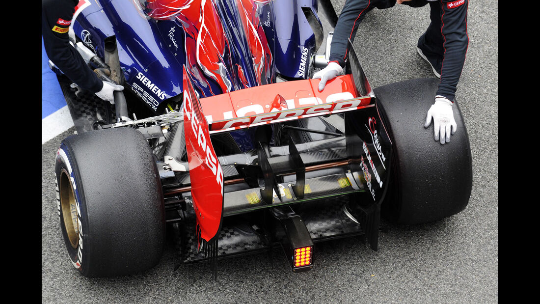 Jean Eric Vergne, Toro Rosso, Formel 1-Test, Barcelona, 21. Februar 2013