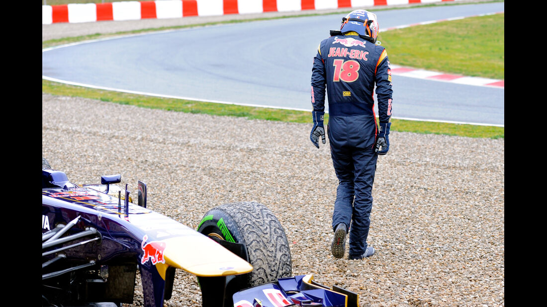 Jean-Eric Vergne - Toro Rosso - Formel 1 - Test - Barcelona - 22. Februar 2013 