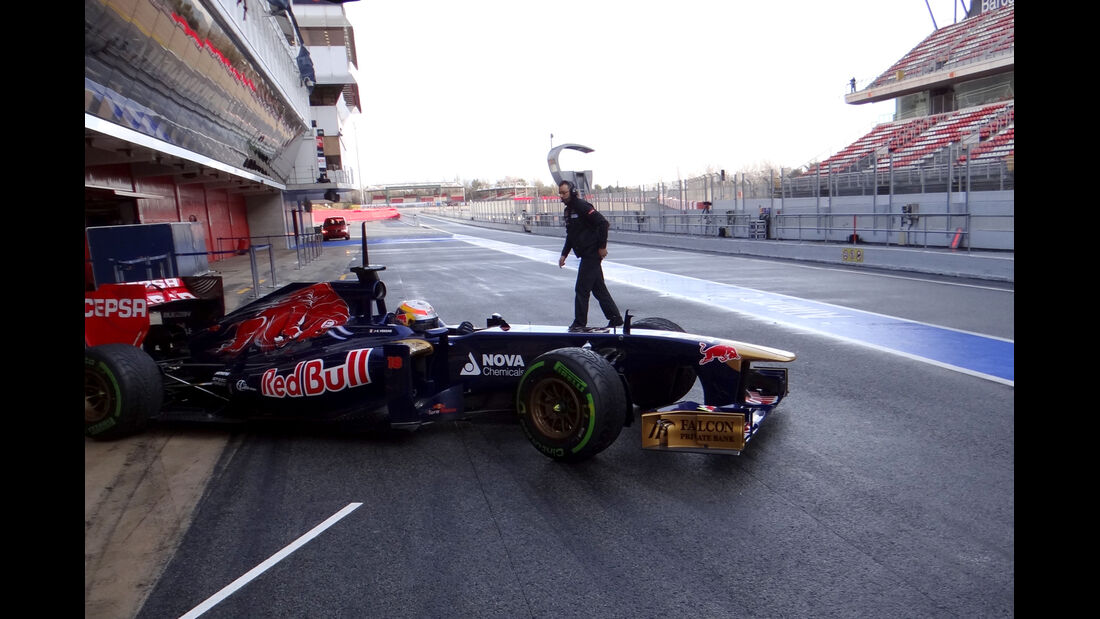 Jean-Eric Vergne - Toro Rosso - Formel 1 - Test - Barcelona - 28. Februar 2013