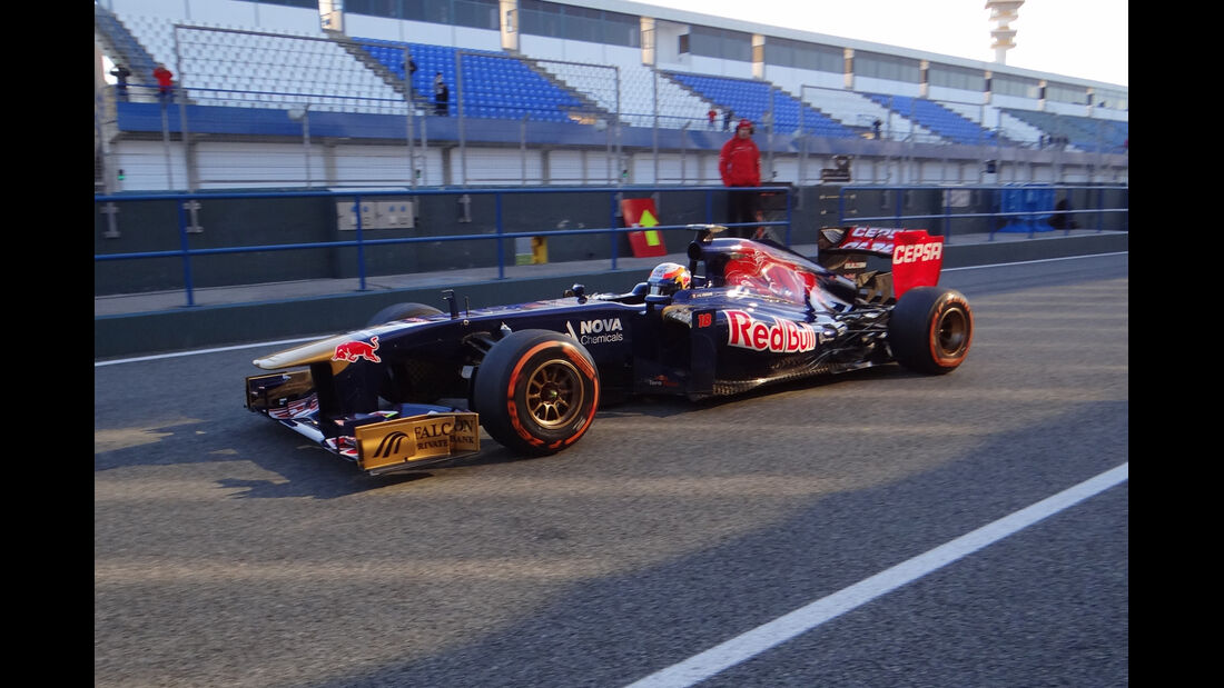 Jean-Eric Vergne - Toro Rosso - Formel 1 - Test - Jerez - 7. Februar 2013
