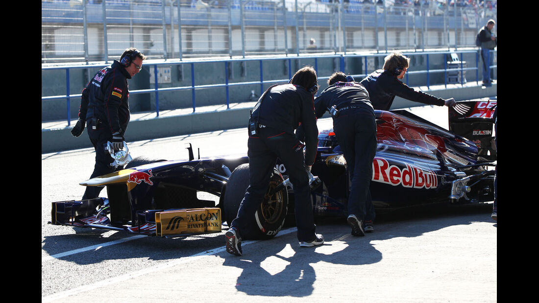 Jean-Eric Vergne, Toro Rosso, Formel 1-Test, Jerez, 8. Februar 2013