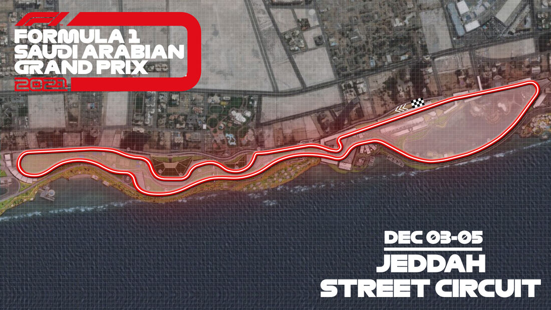 Jeddah Street Circuit - GP Saudi Arabien - F1-Strecke