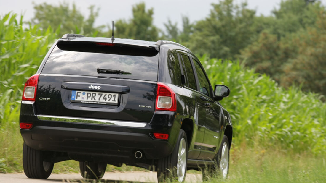 Jeep Compass 2.2 CRD Limited, Heck, Rückansicht