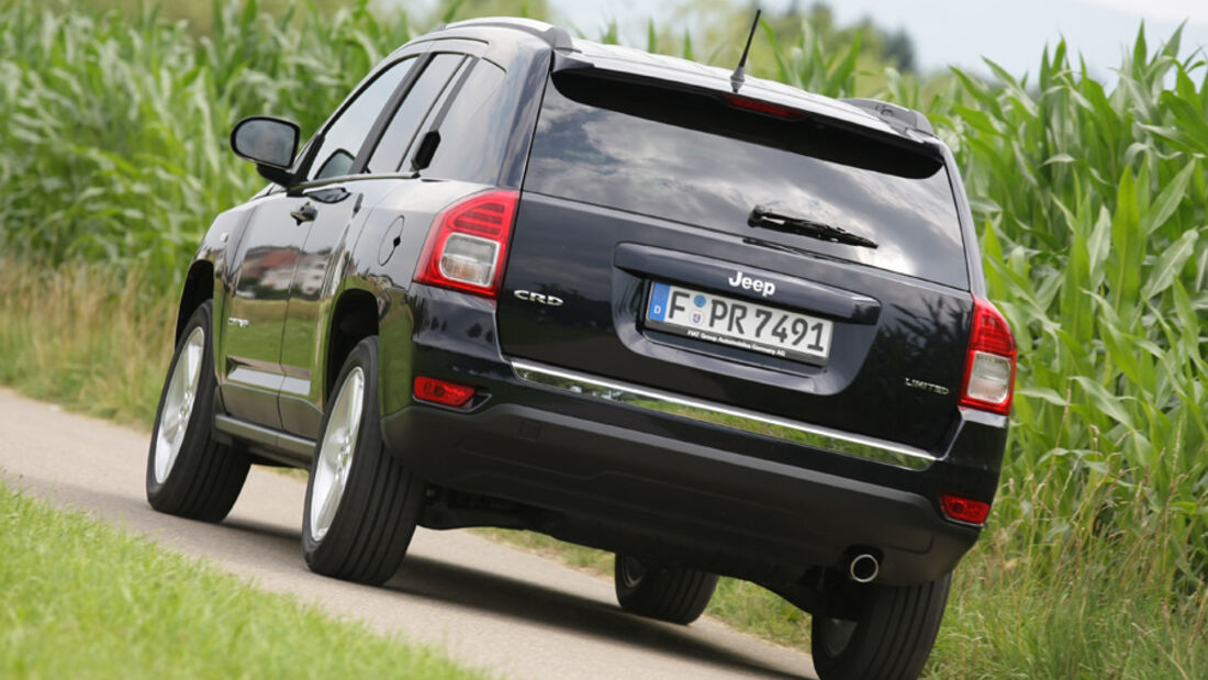 Jeep Compass 2.2 CRD Limited, Heck, Rückansicht