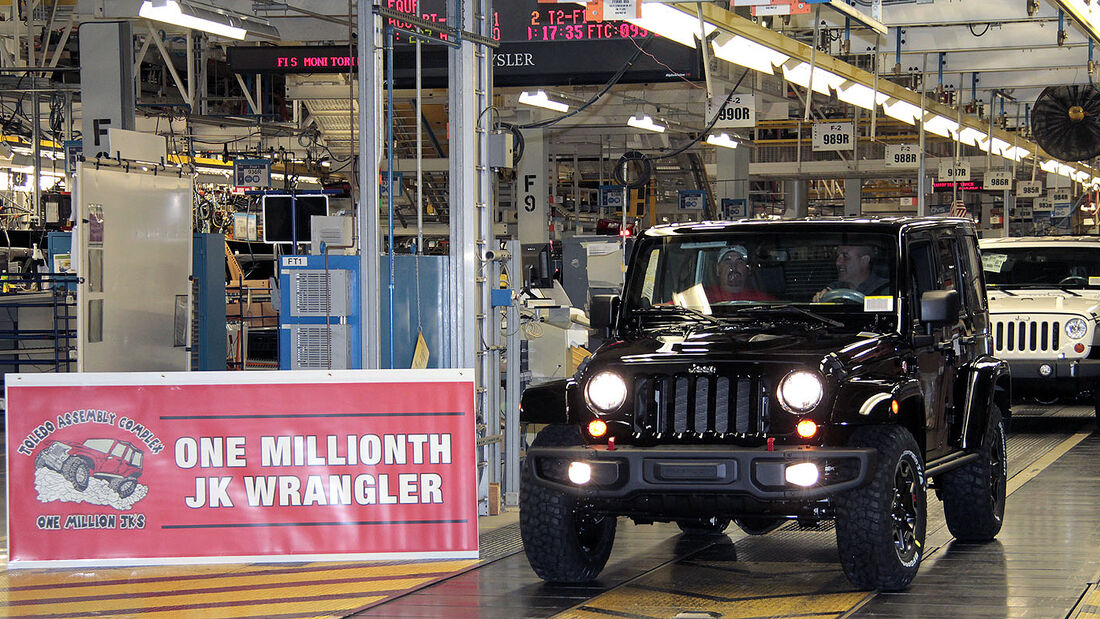 Jeep Wrangler 10th. Anniversary – Einmillionster Jeep Wrangler