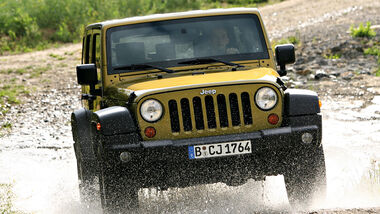 Jeep Wrangler 2.8 CRD, Frontansicht